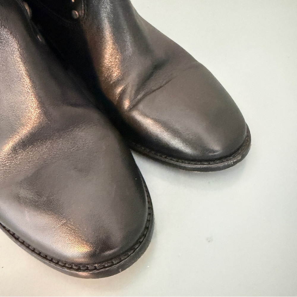Isabel Marant Cluster Anke Boots 39 Black Leather Studded - Picture 7 of 9